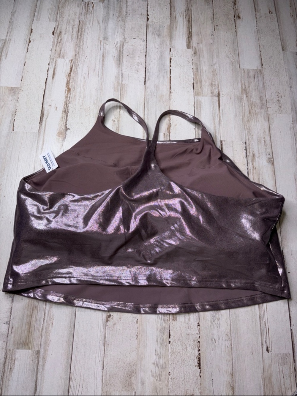 Old Navy Active Powersoft Metallic Camisole Tank Top Size 3X NWT! - Picture 11 of 12